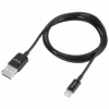Targus Sync & Charge Lightning Cable For Compatible Apple® Devices (Black) - 1 Meter