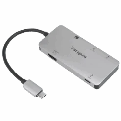 Targus USB-C Multi-Port Single Video Adapter And Card Reader With 100W PD Pass-Thru