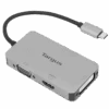 Targus USB-C Single Video Adapter With 4K HDMI/DVI/ VGA