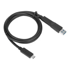 Targus 1M USB-C Male To USB-C Male 5Gbps Cable With USB-A Tether -Targus Outlet Store ACC1126GLX MAIN2 395901