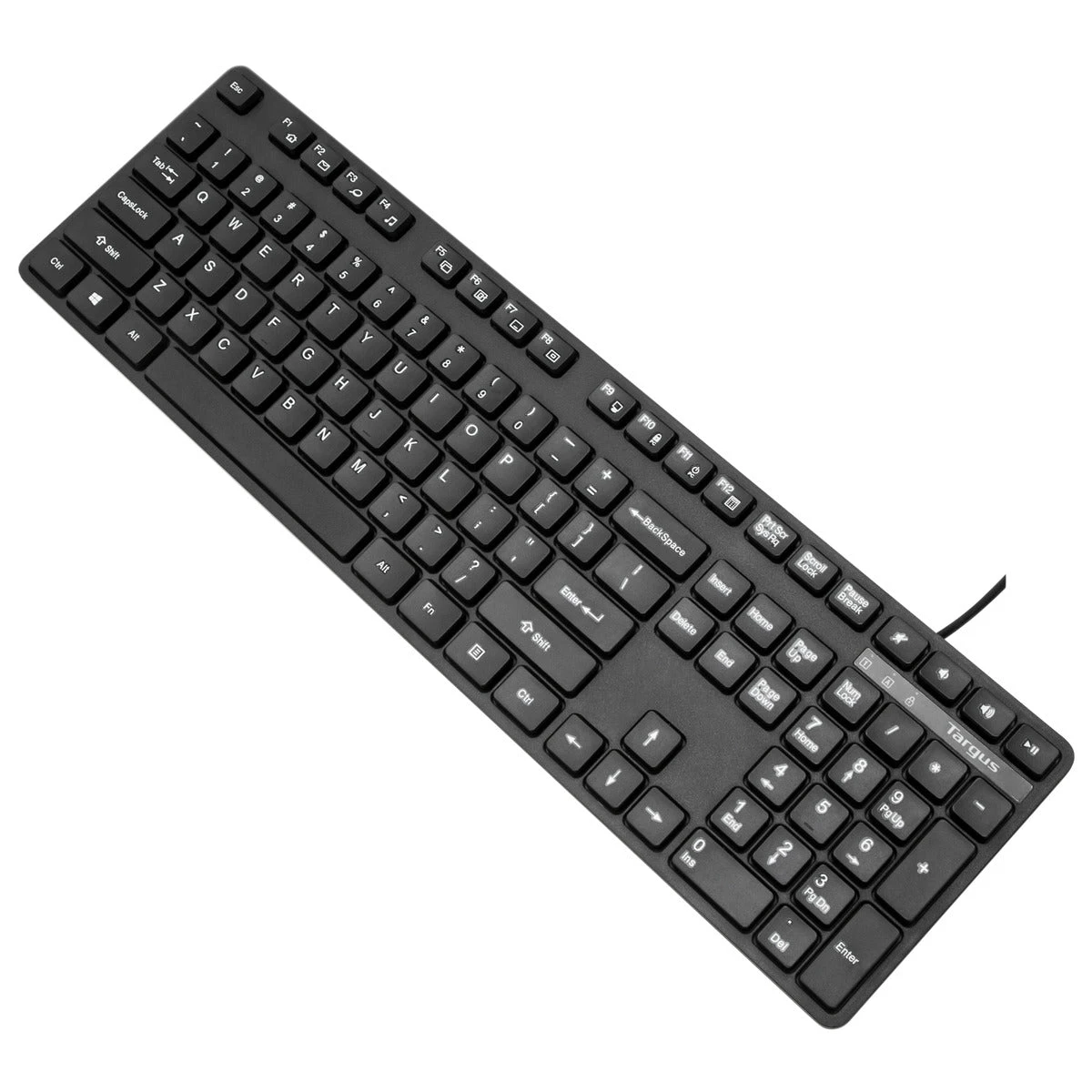 Targus Full-Size Antimicrobial Wired Keyboard 2 Targus Full-Size Antimicrobial Wired Keyboard - Image 2