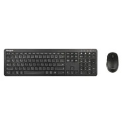 Targus Full-Size Multi-Device Bluetooth® Antimicrobial Keyboard And Midsize Comfort Antimicrobial Mouse Bundle