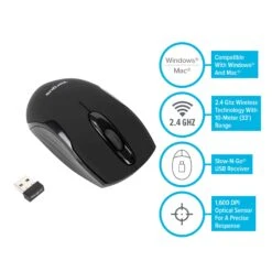 Targus W575 Wireless Mouse 13 Targus W575 Wireless Mouse -Targus Outlet Store AMW575TT Composite 495108
