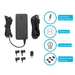 Targus 90W AC Semi-Slim Universal Laptop Charger 11 Targus 90W AC Semi-Slim Universal Laptop Charger -Targus Outlet Store APA90US Composite 379965