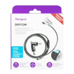 Targus DEFCON™ Ultimate Universal Keyed Single Head Lock -Targus Outlet Store ASP95GL PACKAGING1
