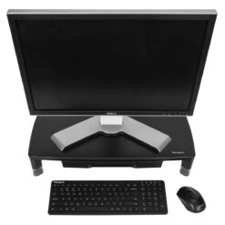 Targus Adjustable Monitor Riser With Drawer (Black) -Targus Outlet Store AWE804GL USE2 169355