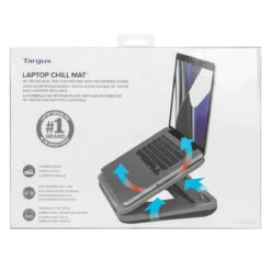 Targus 18” Dual Fan Chill Mat® With Adjustable Stand -Targus Outlet Store AWE90GL PACKAGING1