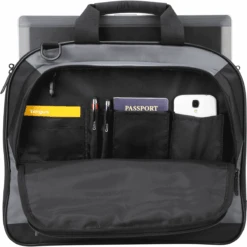 Targus 14" CityLite Briefcase (Black/Gray) -Targus Outlet Store CVR400US 70 INUSE ALT