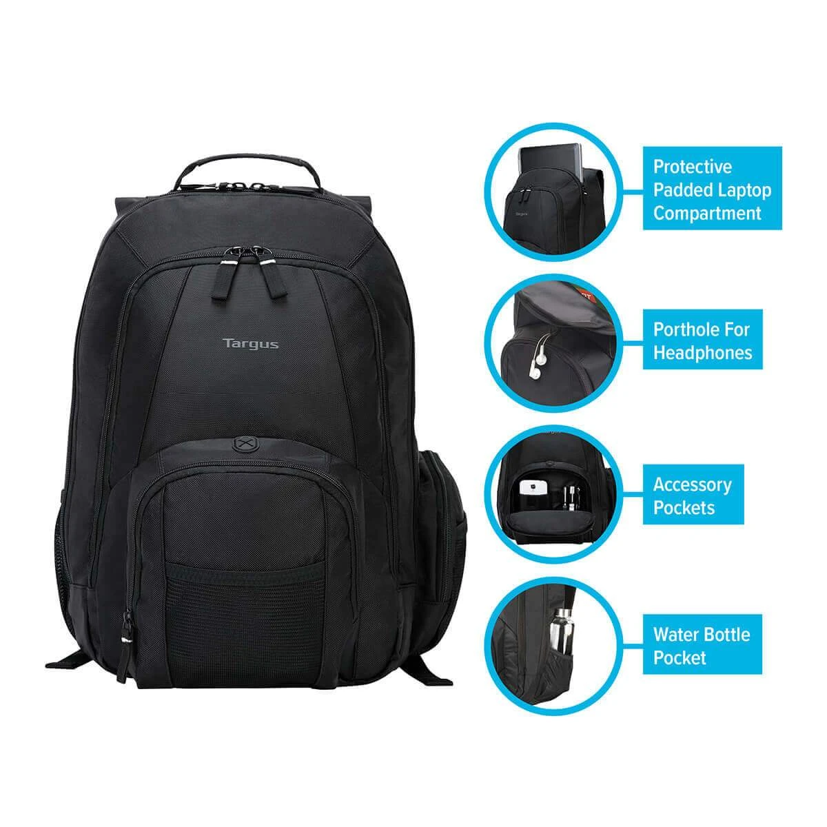 Targus 16" Groove Laptop Backpack 6 Targus 16" Groove Laptop Backpack - Image 6
