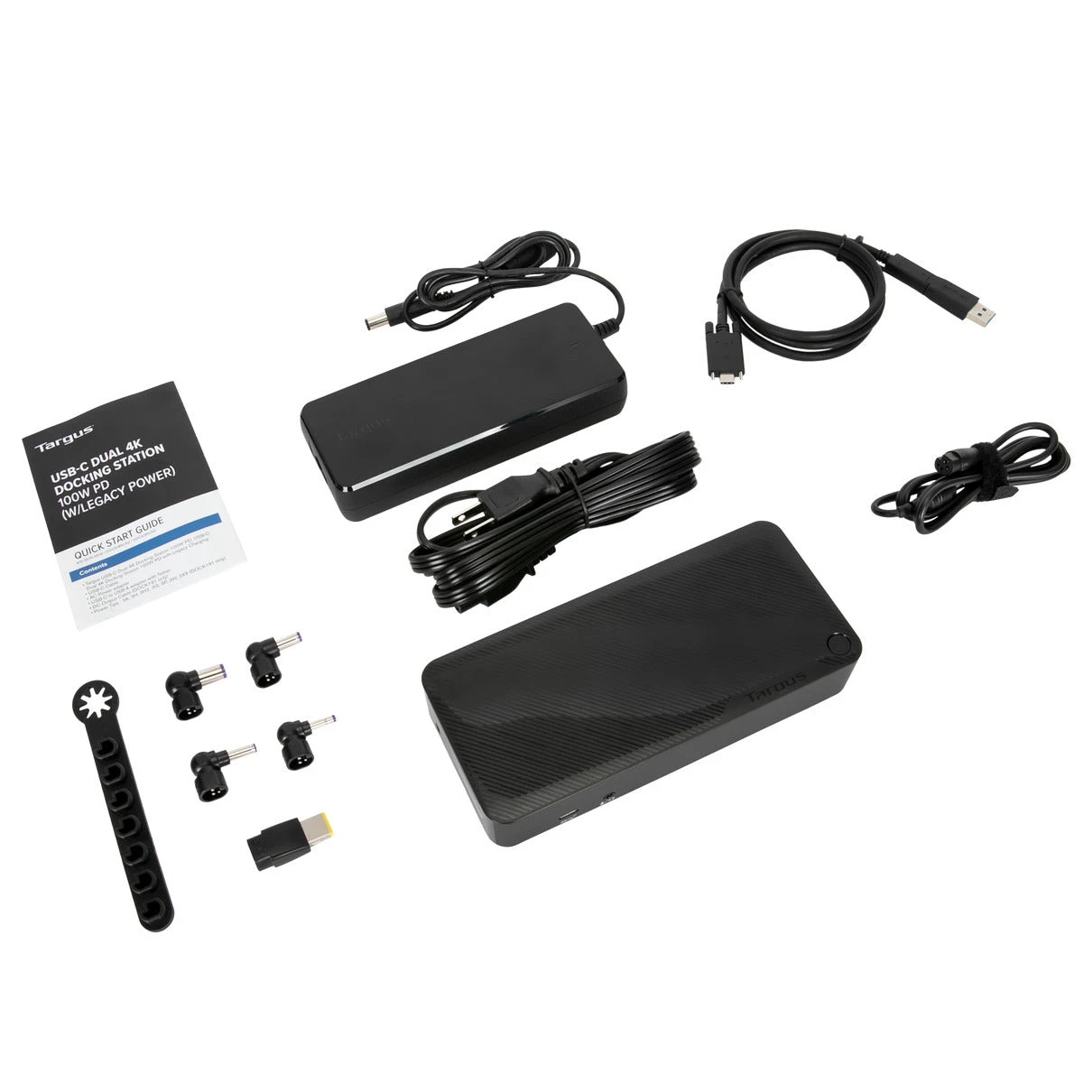 Targus USB-C Universal DV4K Docking Station With 100W Power Delivery With Legacy Host Power Kit 2 Targus USB-C Universal DV4K Docking Station With 100W Power Delivery With Legacy Host Power Kit - Image 2