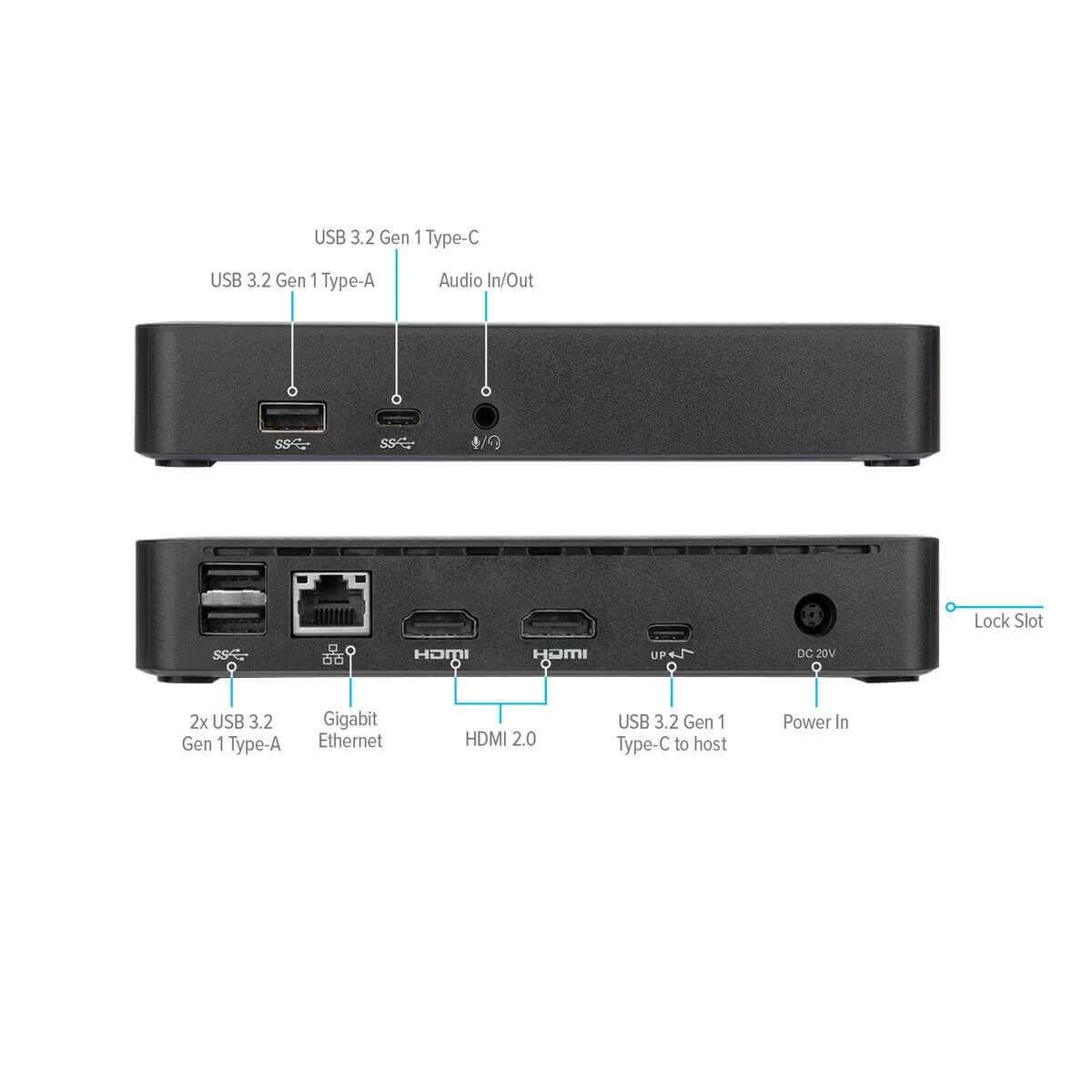 Targus Universal USB-C DV4K Docking Station With 65W Power Delivery 14 Targus Universal USB-C DV4K Docking Station With 65W Power Delivery - Image 14