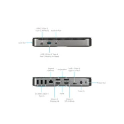 Targus USB-C® Hybrid/Universal 4K Quad Docking Station With 100W PD -Targus Outlet Store DOCK710USZ PORTS cb206cf0 2622 4854 ac22 cdaa1cd5b87d