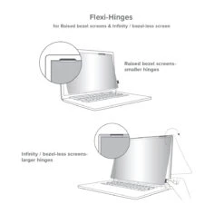 Targus 4Vu™ Privacy Screen For 15” Laptops (4:3) With Flip Attachment -Targus Outlet Store FlipAttachmentMethod 1