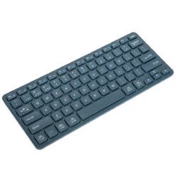 Targus Compact Multi-Device Bluetooth® Antimicrobial Keyboard (Blue) -Targus Outlet Store PKB86202US MAIN1