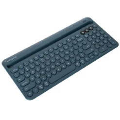 Targus Multi-Device Bluetooth® Antimicrobial Keyboard With Tablet/Phone Cradle (Blue) -Targus Outlet Store PKB86702US MAIN1