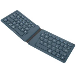 Targus Ergonomic Foldable Bluetooth® Antimicrobial Keyboard (Blue) -Targus Outlet Store PKF00302US MAIN2