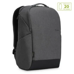 Targus 15.6" Cypress Slim Backpack With EcoSmart® (Light Grey) -Targus Outlet Store TBB58402GL MAIN PETInfo