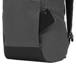 Targus 15.6" Cypress Slim Backpack With EcoSmart® (Light Grey) -Targus Outlet Store TBB58402GL PHONE