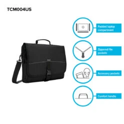 Targus 15.6" Messenger Laptop Case 25 Targus 15.6" Messenger Laptop Case -Targus Outlet Store TCM004US Composite