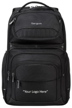 Targus 15.6" Legend IQ Backpack -Targus Outlet Store TSB705US Logo Placement